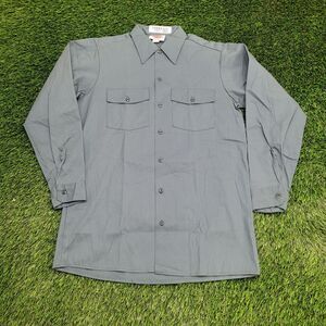 Vintage DICKIES Button Shirt Medium 22x31 Faded Baggy USA